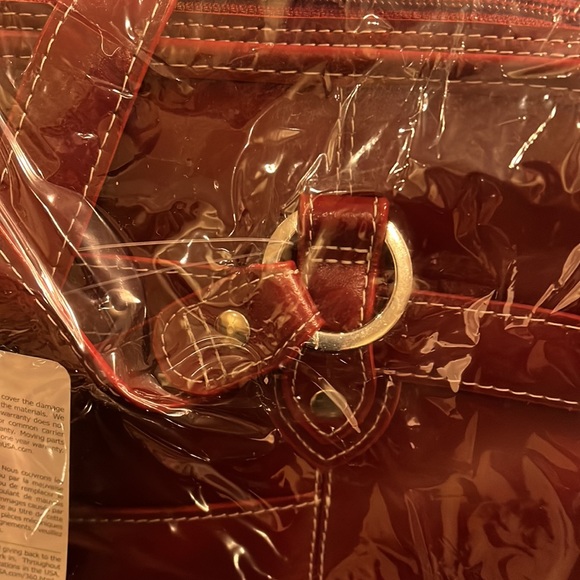 McKlein Red Leather Bag - New with Tags - Picture 4 of 16